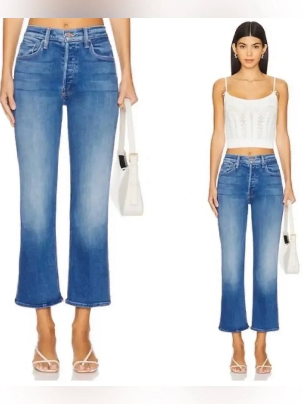 MOTHER denim The Tripper Ankle in Work Hard Play Hard